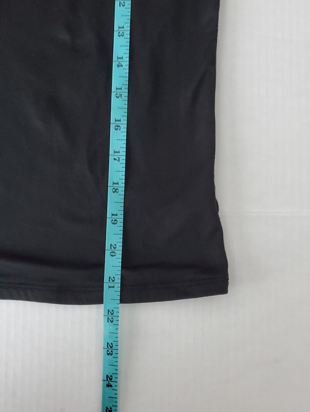 Frankee & Skylarr Womens M Black Stretch Fitted Long Sleeve Tee Goth Minimalist - Picture 12 of 13